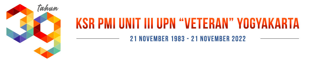 Dies Natalis Ke-39 KSR PMI Unit III UPN "Veteran" Yogyakarta 21 November 1983 - 21 November 2022